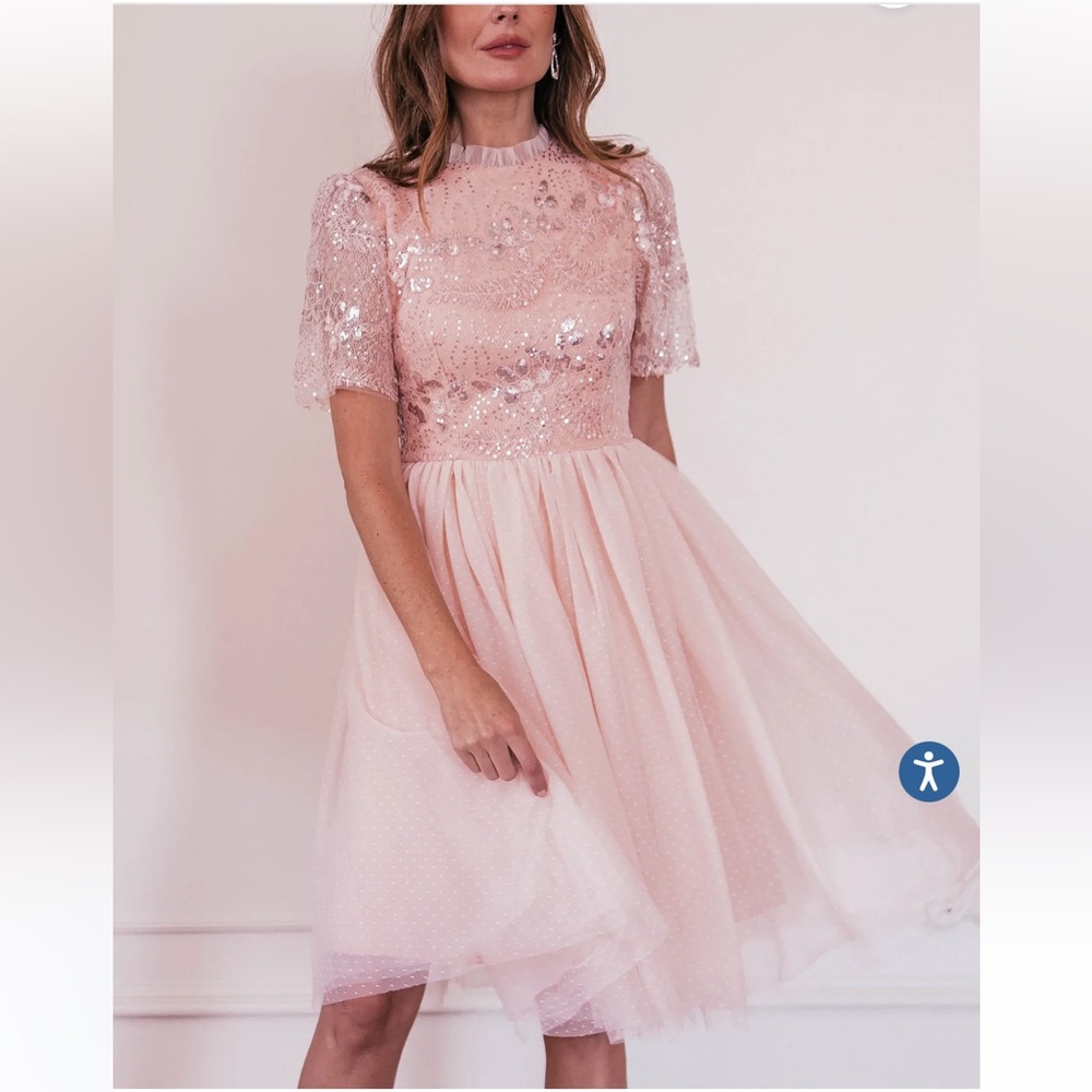 Memory Lane Jessa Kae Dress in Pink Size Small
